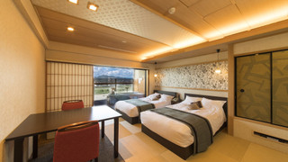 禁煙 露天風呂付和室ベッドルーム(10畳)