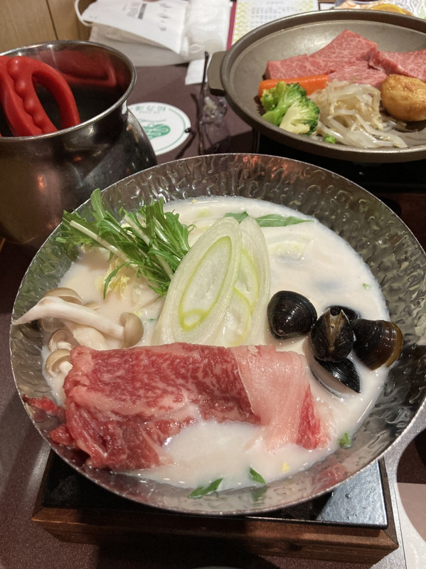 しじみ鍋が美味しかった