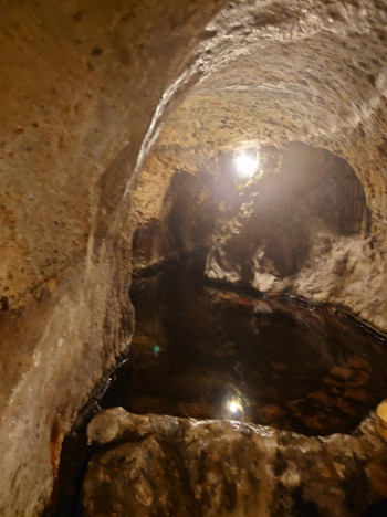 ご主人渾身の手彫り洞窟風呂で探検気分♪4088739