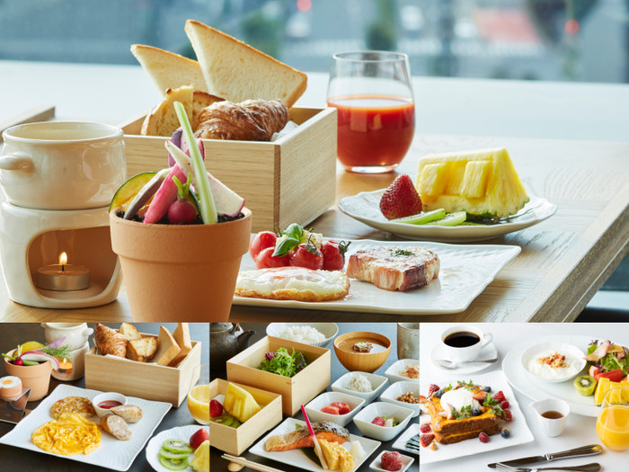 「メゾンカイザー」の焼きたてパンにこだわりの卵料理、ふわふわのフレンチトースト…、お腹も心も満たされます