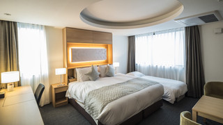 デラックス ダブルルーム,すりガラス,禁煙