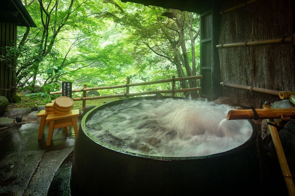 別府　湯煙の風景