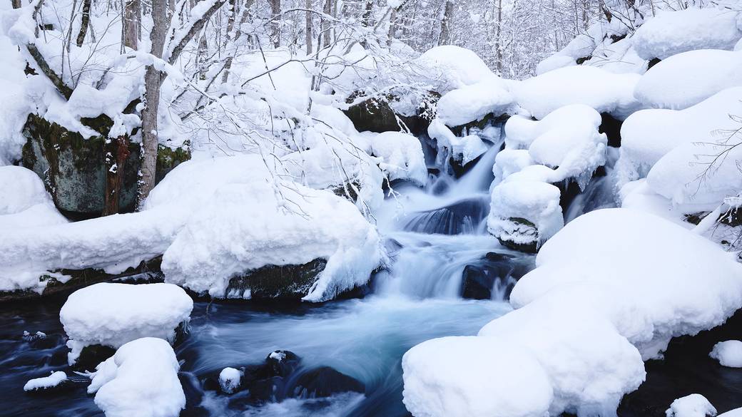 冬の奥入瀬渓流 平成の流れ / 3
