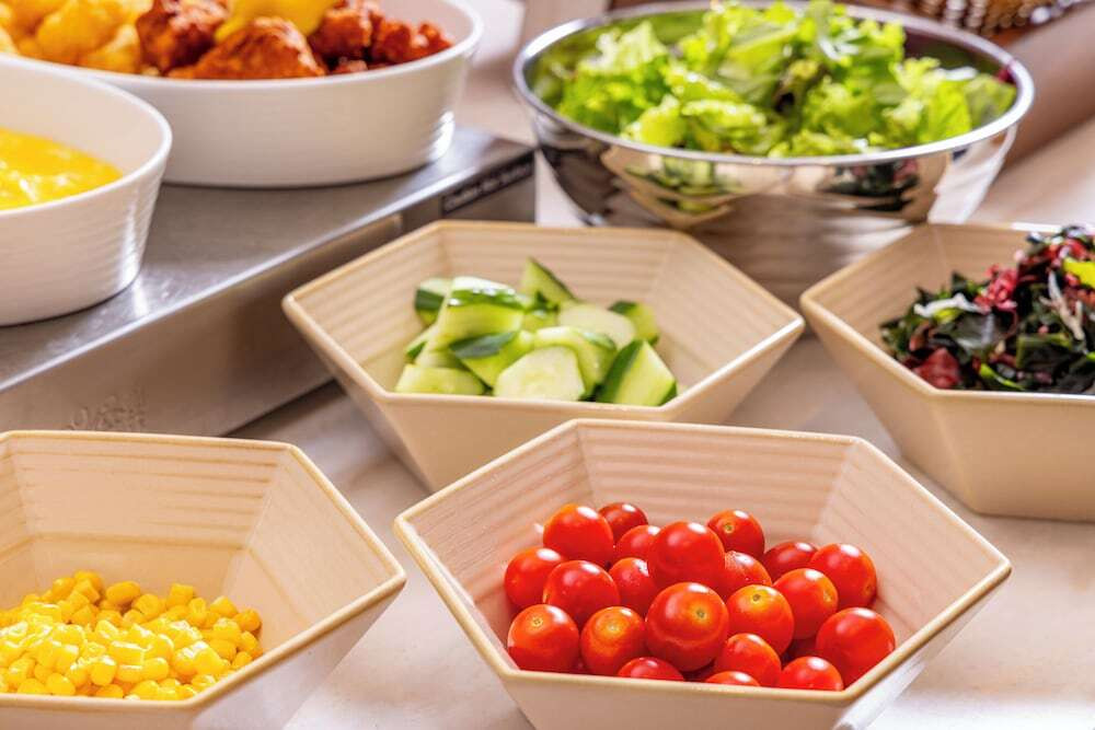 朝食ビュッフェ