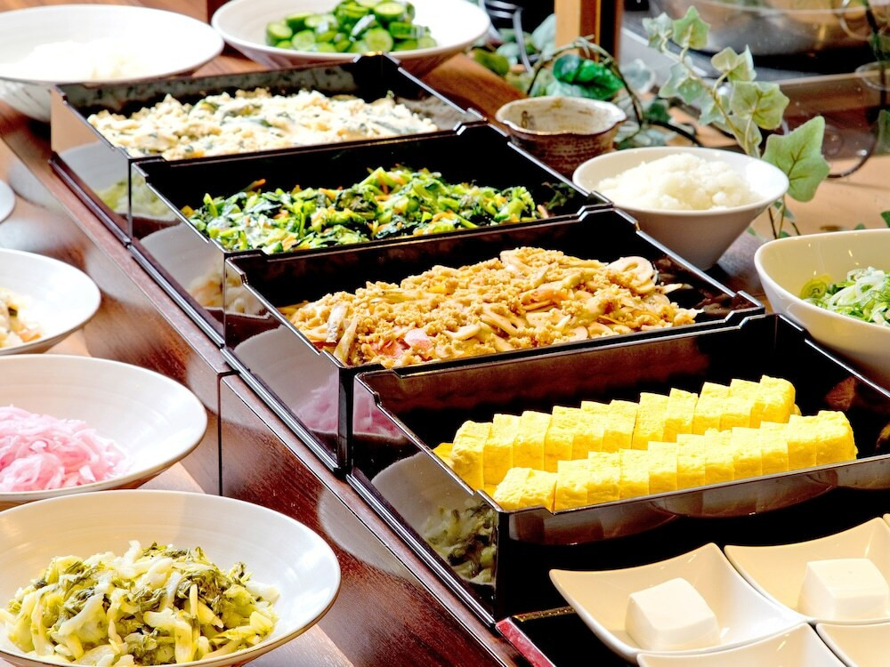 朝食ビュッフェ