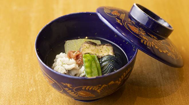 鱧のお野菜の煮物椀 / 2