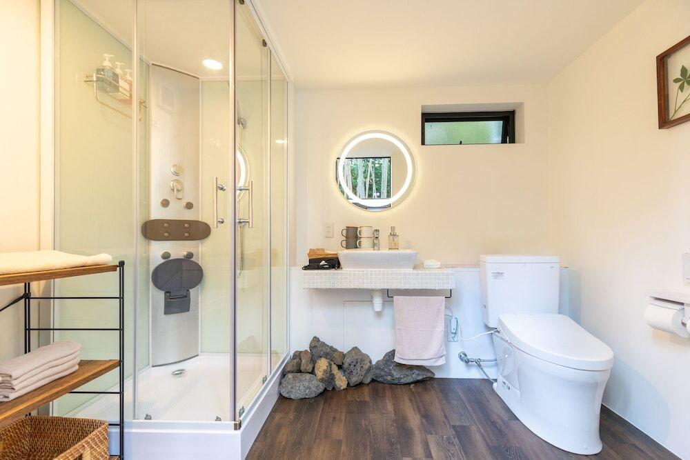 ドームテントのバスルーム例