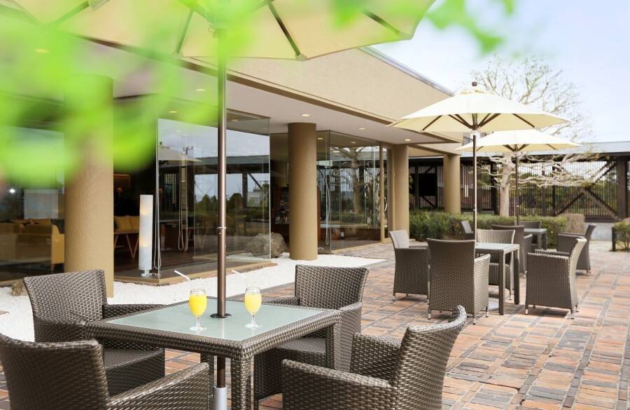 温泉やテラスでまったり
癒されてチェックアウト / 1