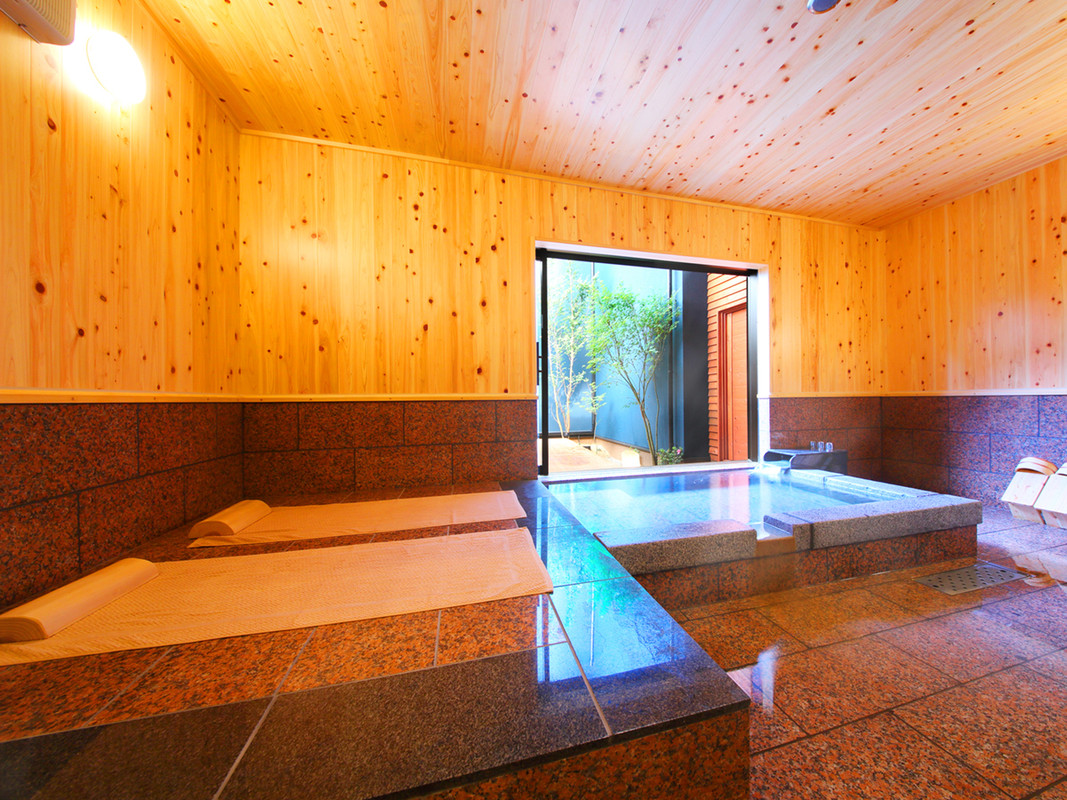 低温岩盤浴付き客室 斗 岩盤浴