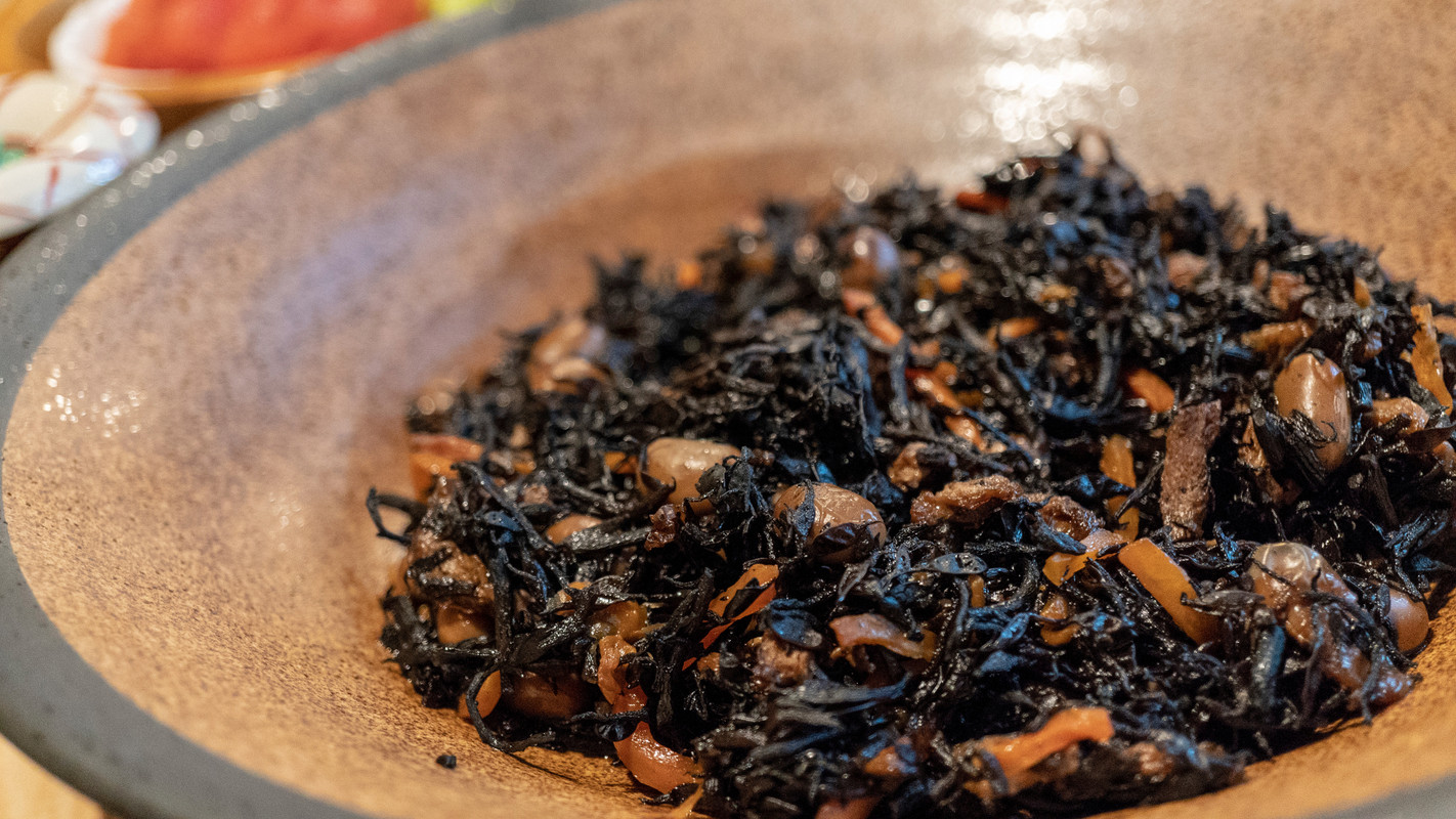 朝食ビュッフェ ひじきの煮物