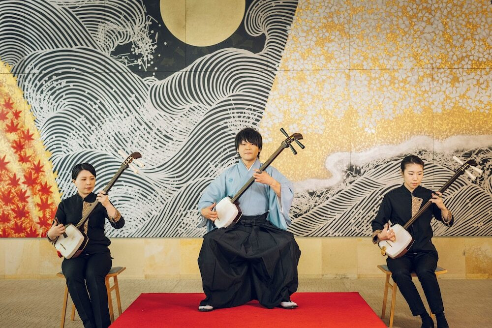 津軽三味線の演奏