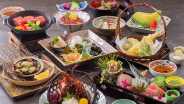 夕食「とこわか会席」 / 1