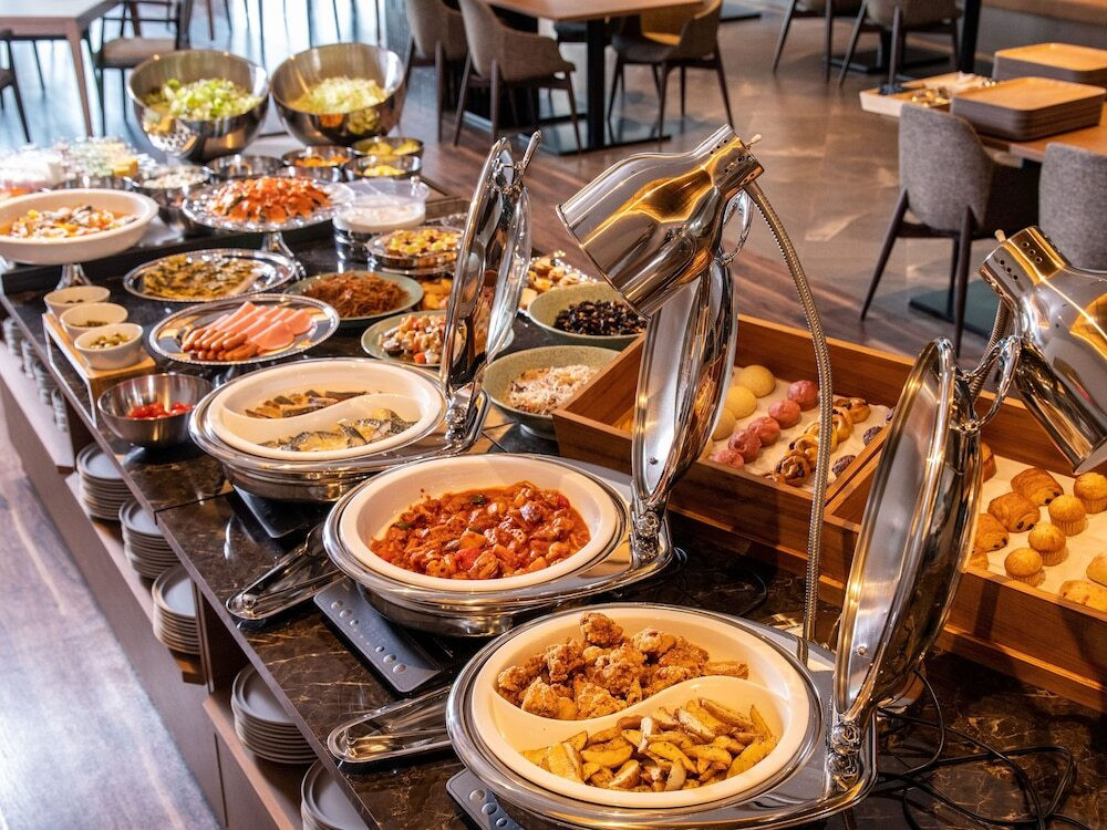 朝食ビュッフェ