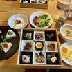 朝食はハーフビュッフェ