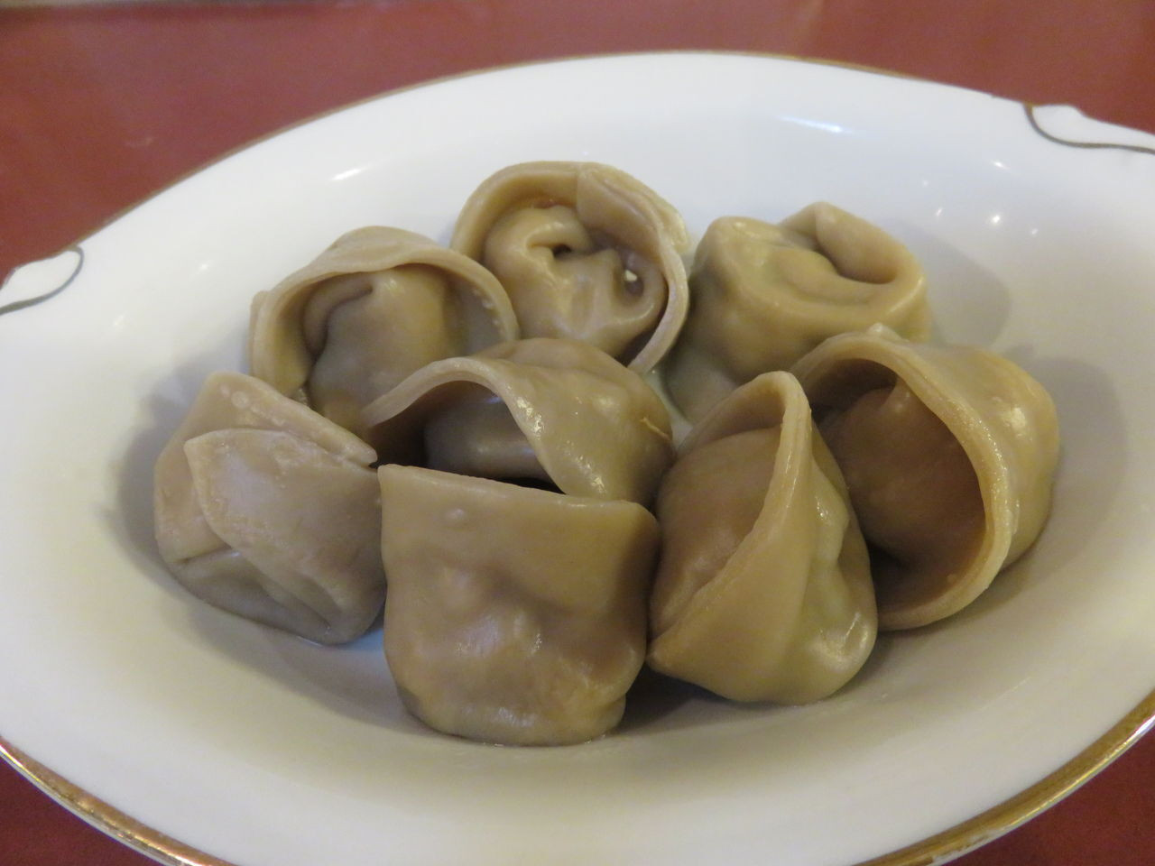 「按田餃子」料理 950759 水餃子定食：水餃子、豚そぼろ飯、海藻スープ3