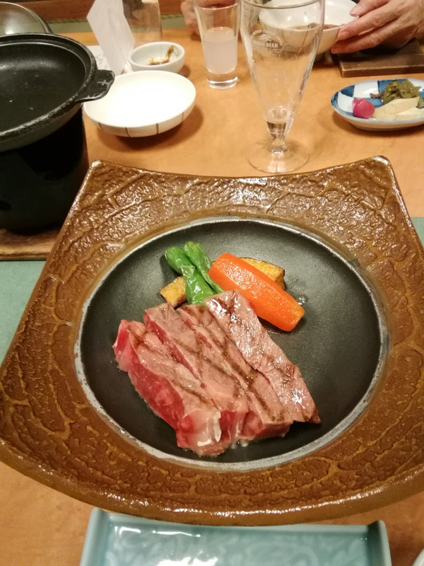 上州牛のステーキ