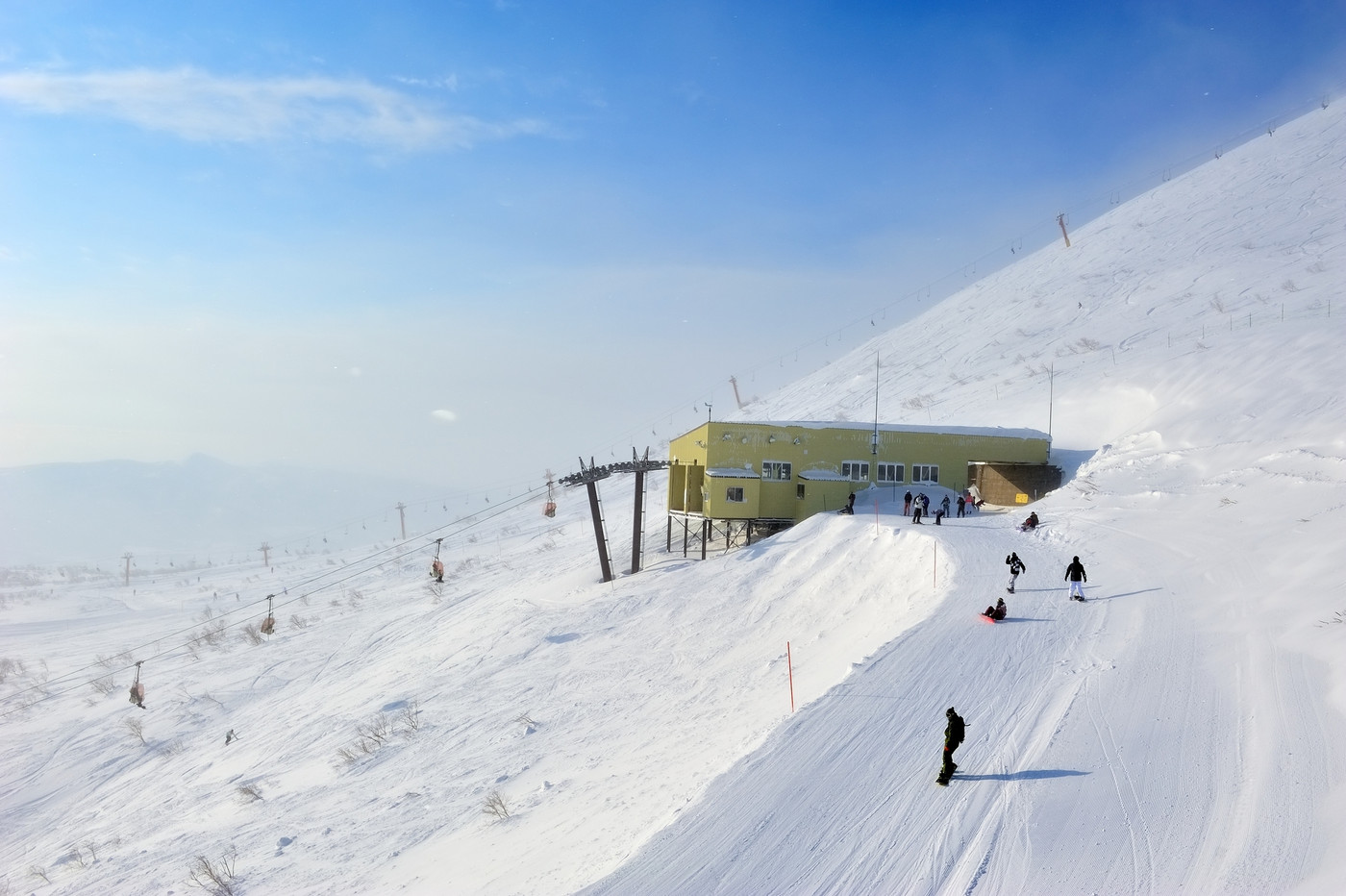 ニセコ雪景色　スキー場
