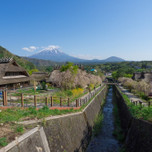 【山梨】江戸時代にタイムトリップ？富士山×茅葺民家の絶景に会える「西湖いやしの里根場」