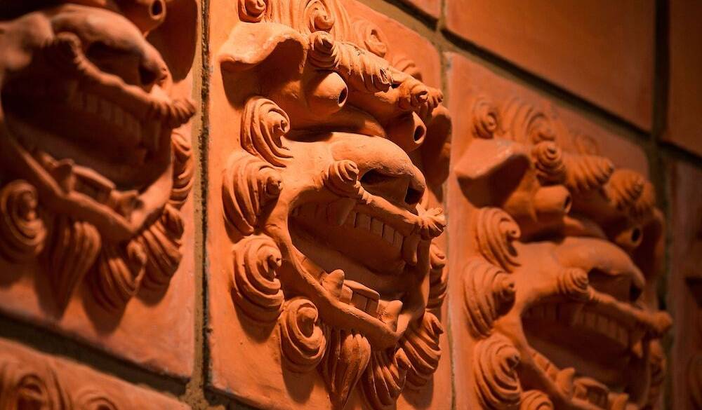 壁のシーサー / 2