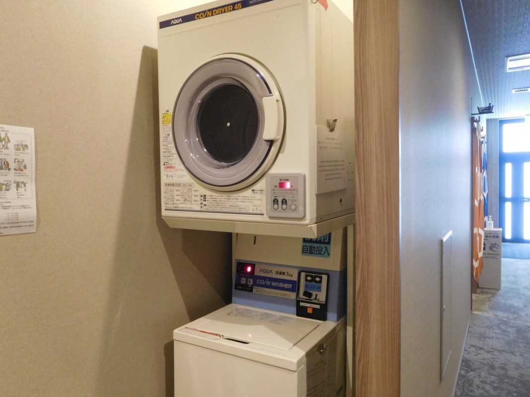 無料のランドリーもありました。