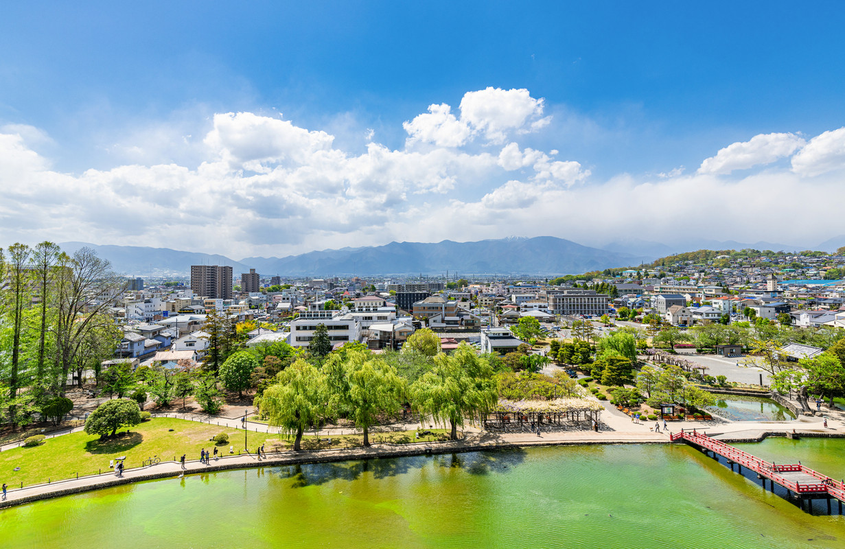 天守からの眺め