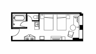(最上階 36階) スカイツイン キャナルサイド 禁煙
