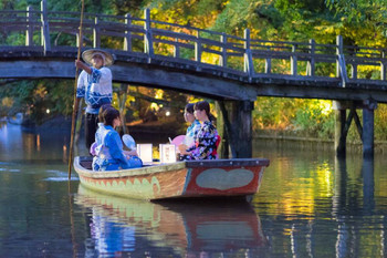 Chikugo River on a holiday