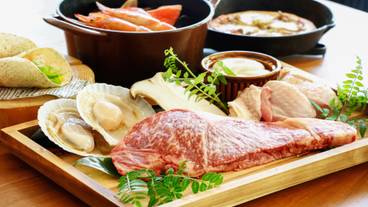 夕食BBQ一例① / 1