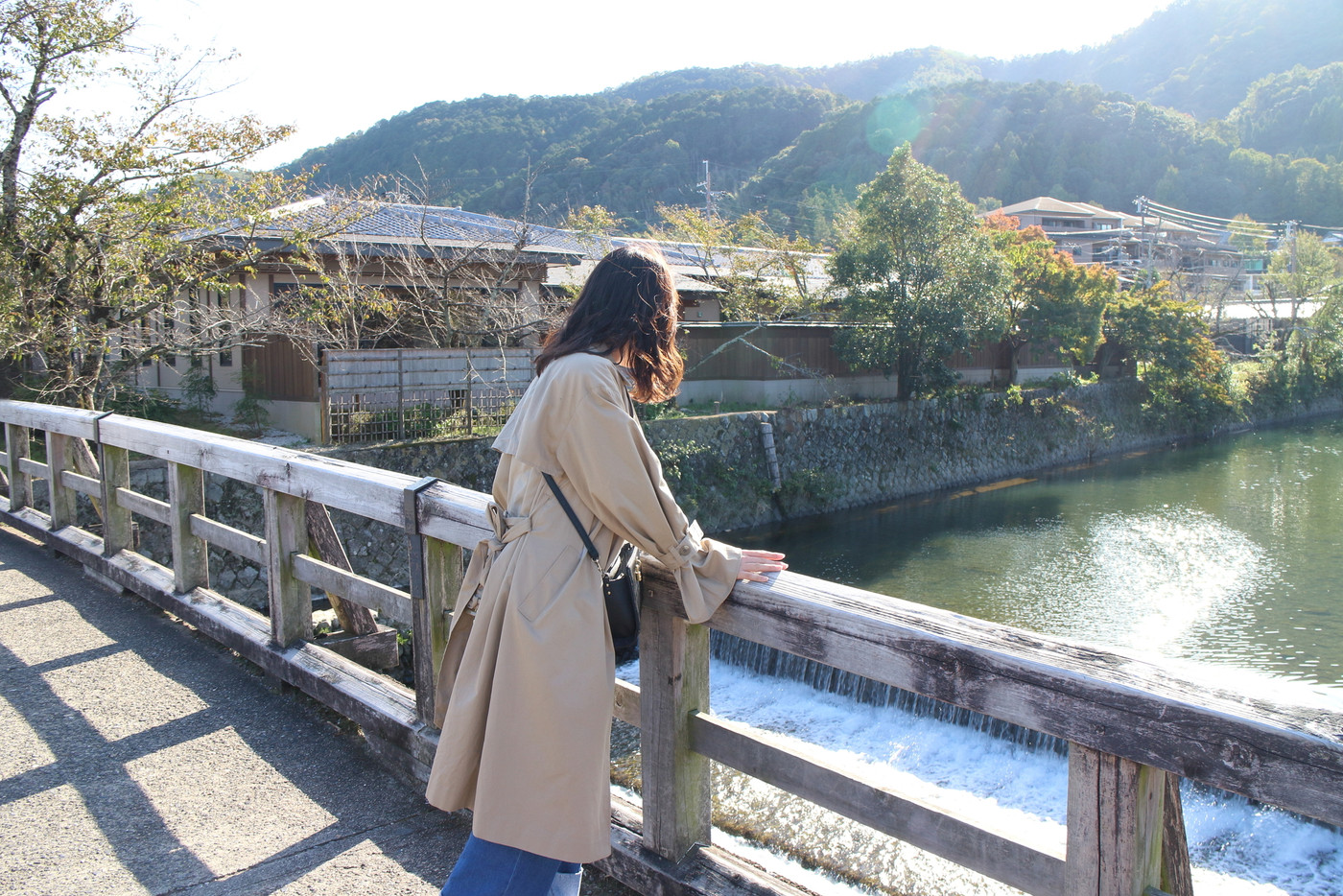 京都　嵐山・渡月橋