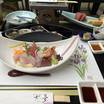 夕食　鮑はオプションでつけて