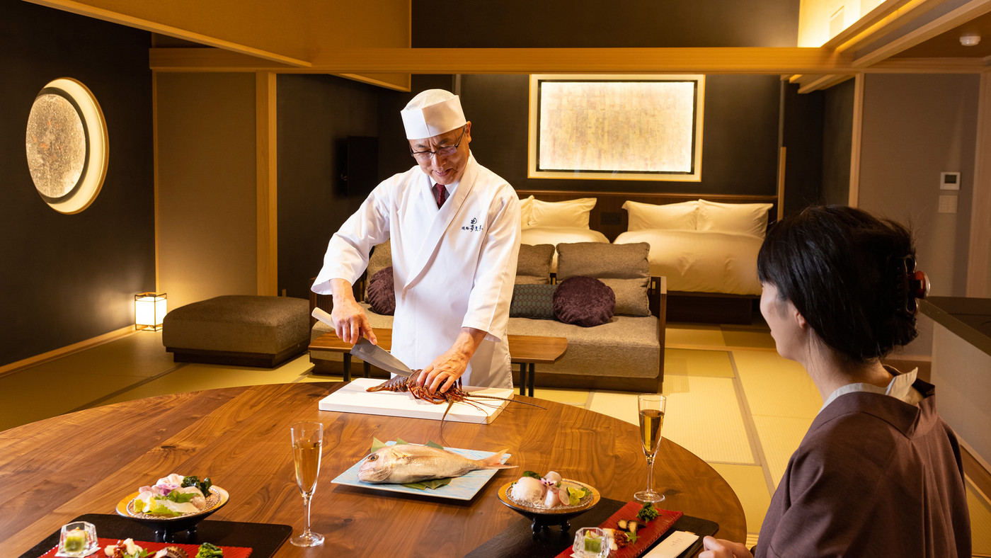 多彩な会席料理からお好きなものを♪料理人の実演付きプランも！3929299