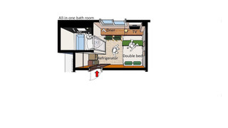 プライベートバケーションルーム ( 2名部屋)
