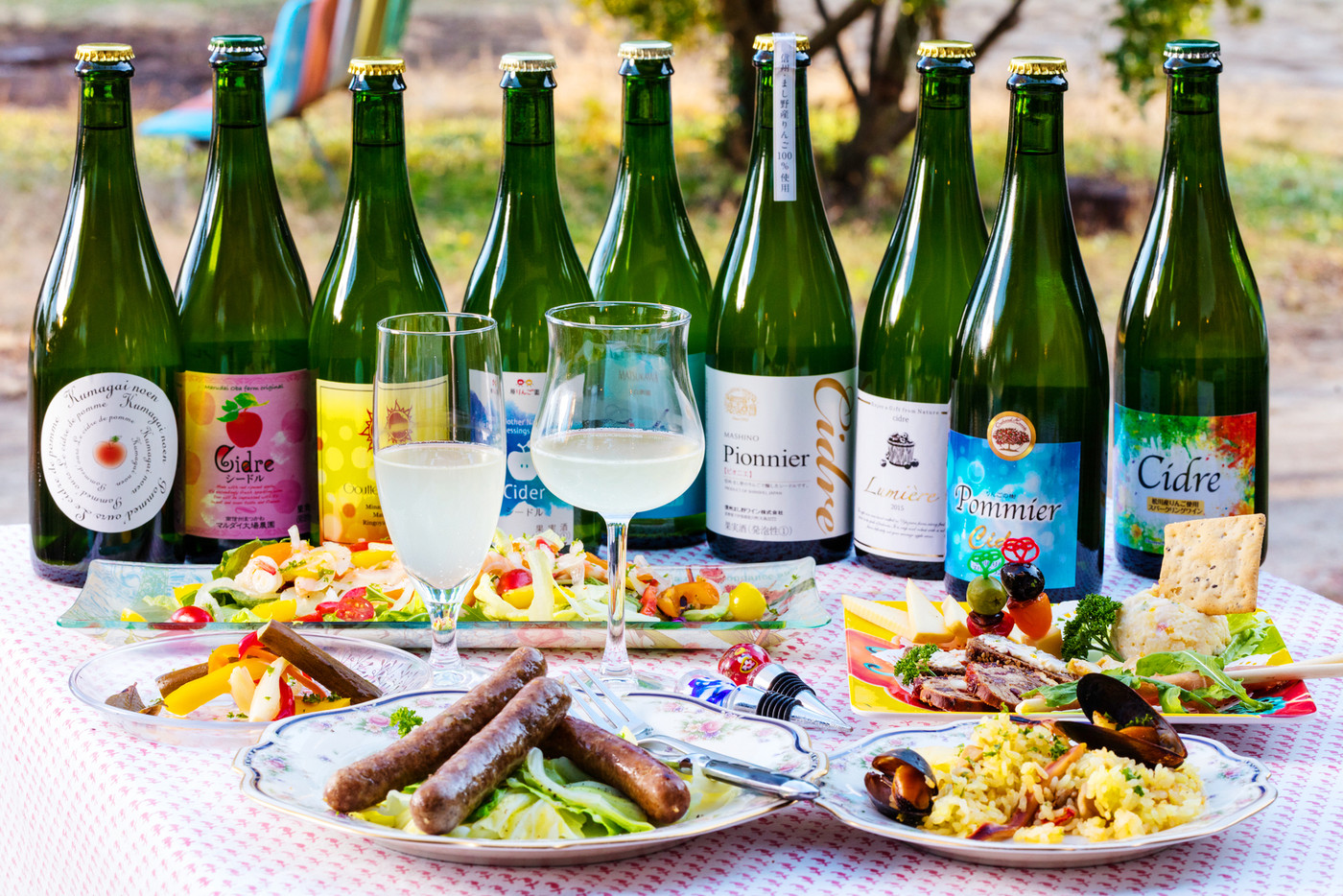 南信州産のフルーツを飲んで味わえる、地域の名産品・シードル1835163