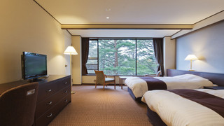 松林側洋室ツインベッドルーム [ネット限定]