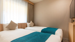 ツインルーム シングルベッド 2 台 禁煙