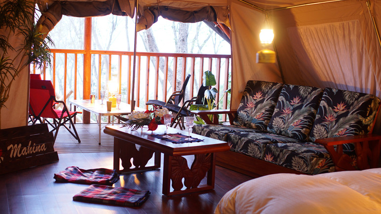 ハワイアンムード満載のおしゃれなグランピング4256105