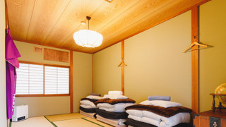 トリプル 和室 禁煙 (この部屋は廊下とふすまで仕切られています。防音扉ではないため、音が気になることがあります)