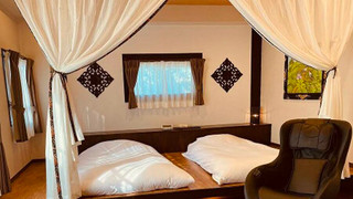 【別館2F】天蓋つきバリ風洋室 2〜3名様用 [シングルルーム] [禁煙]