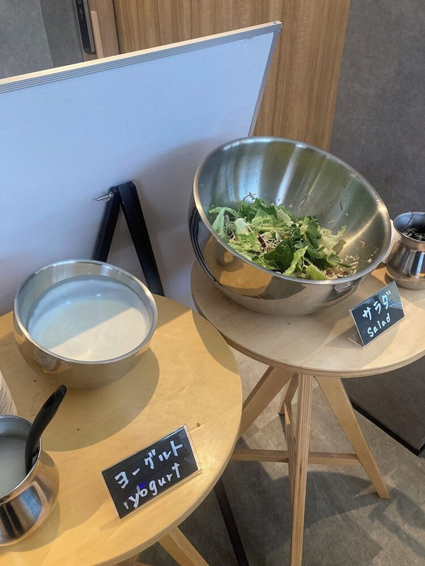 朝食ビュッフェ