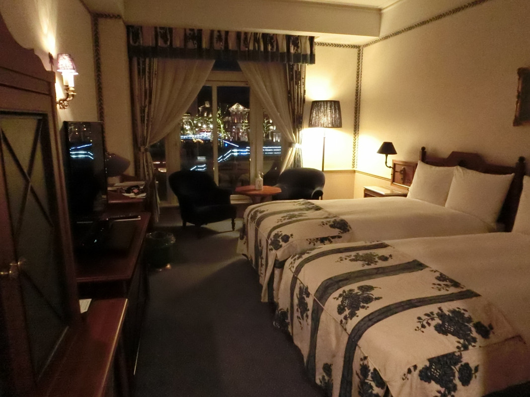 部屋からはハウステンボスをみることができます