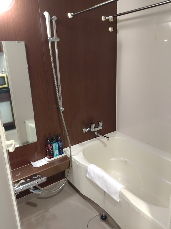 洗い場のあるバスルーム