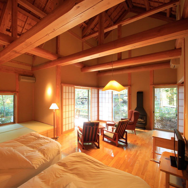 林をそよぐ 山桜