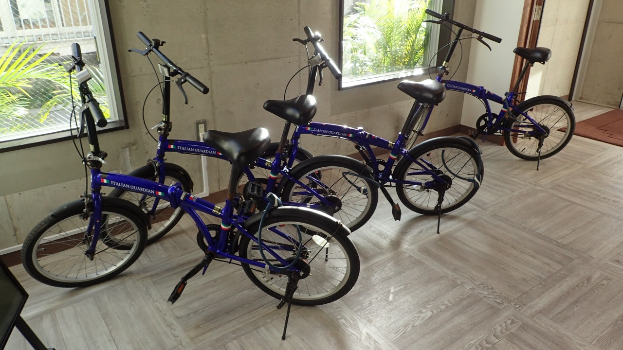 自転車がかりられます。