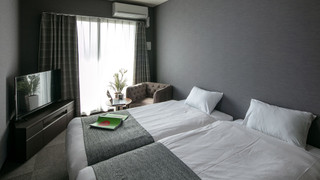 デラックス ツインルーム シングルベッド 2 台