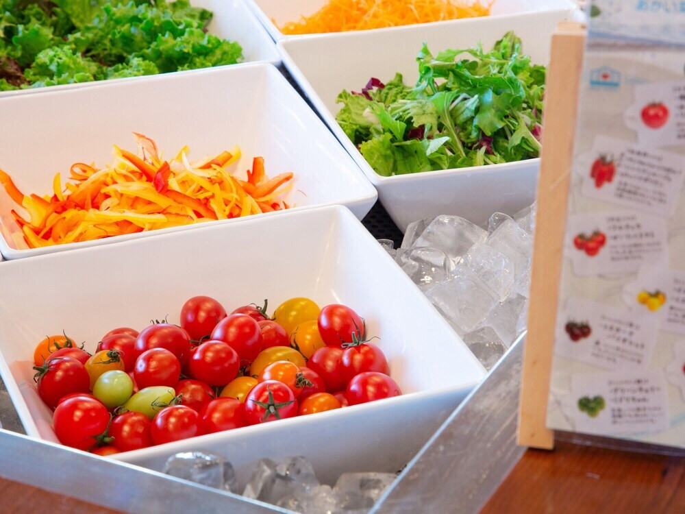 朝食ビュッフェ