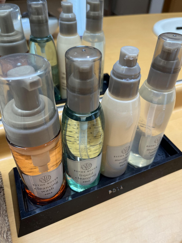 大浴場にあるアメニティ