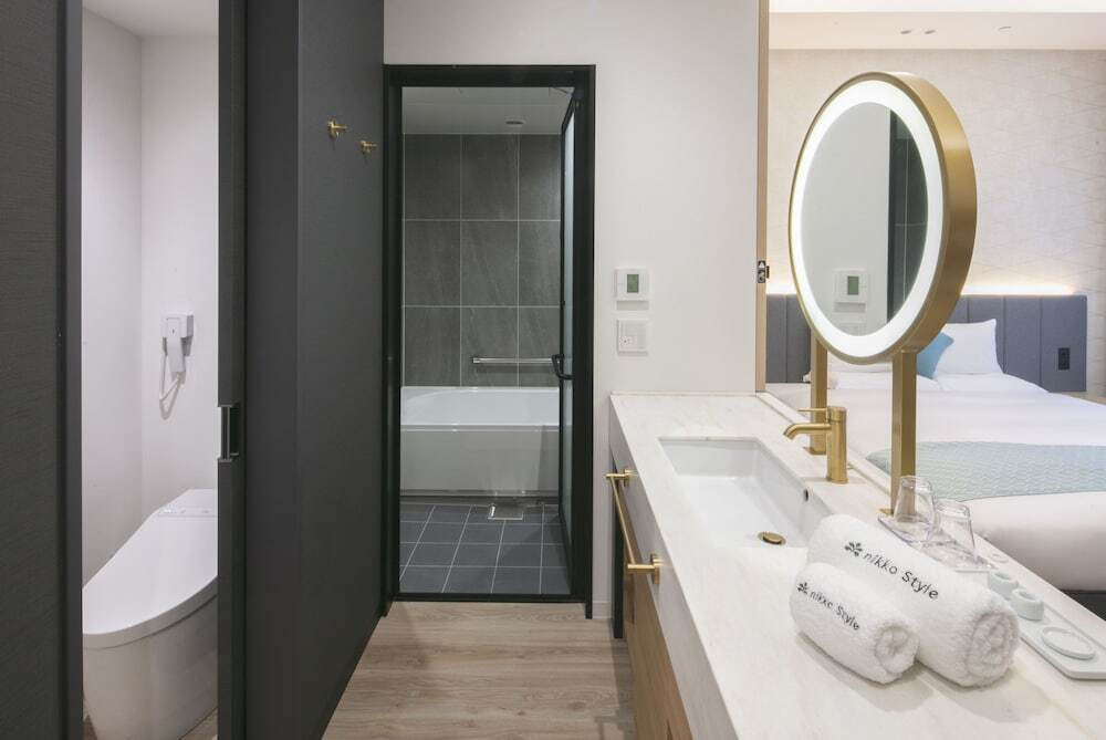 全室洗い場付きのバスルーム