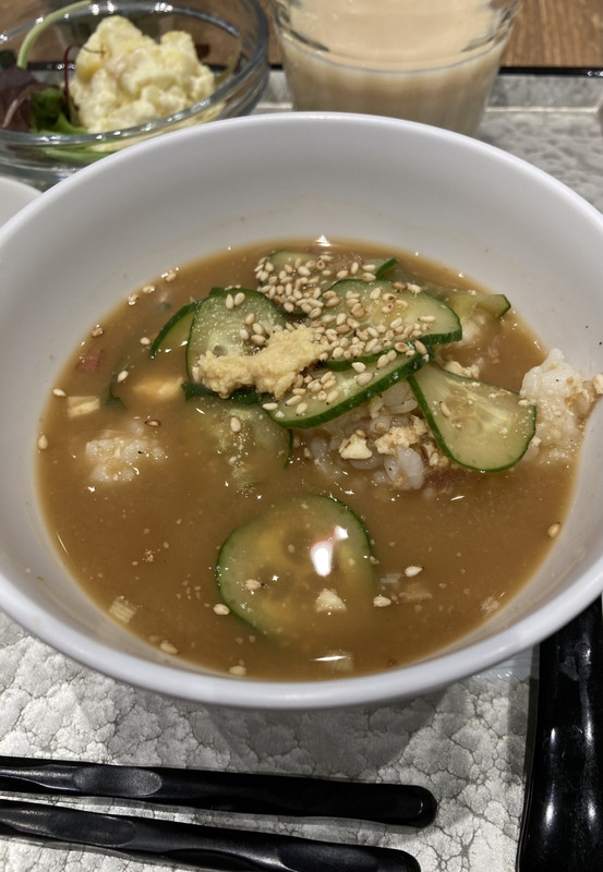 冷や汁が良かった！