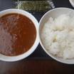 朝食、カレーもある