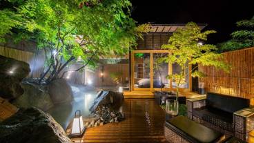 客室露天風呂「古久庵」 / 7